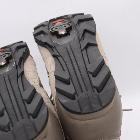 Adidas Cycling Bicycle Biking Shoes Mens Size 7 US (Size 40 EU) - Grey/Orange - Picture 13 of 16